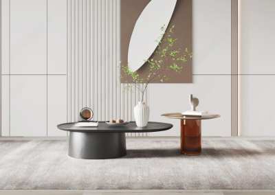 现代茶几3D模型下载